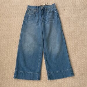 Madewell Flare Wide-Leg Jeans in Classic Blue